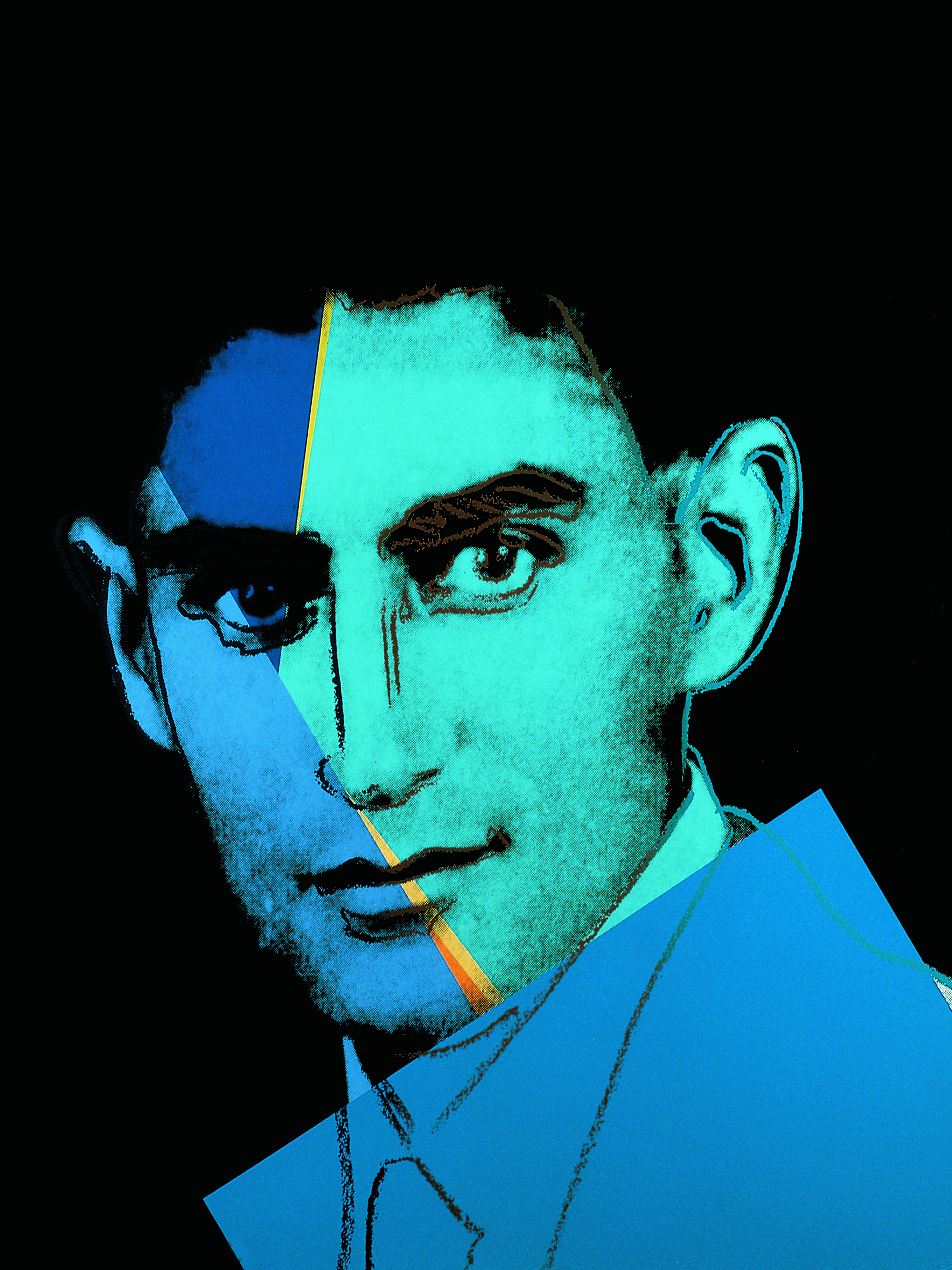 Andy Warhol: Franz Kafka, from the Ten Portraits of Jews of the Twentieth Century (1980)